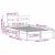 Cadru de pat cu headboard Maro 120 x 200 cm Lemn masiv de pin GartenMobel Dekor