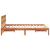 Cadru de pat cu headboard Maro 120 x 200 cm Lemn masiv de pin GartenMobel Dekor