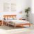 Cadru de pat cu headboard Maro 120 x 200 cm Lemn masiv de pin GartenMobel Dekor