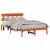 Cadru de pat cu headboard Maro 120 x 200 cm Lemn masiv de pin GartenMobel Dekor