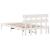Cadru de pat cu headboard Alb 120 x 190 cm Lemn masiv de pin GartenMobel Dekor