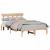 Cadru de pat cu headboard Maro 140 x 190 cm Lemn masiv de pin GartenMobel Dekor