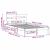 Cadru de pat cu headboard Maro 140 x 190 cm Lemn masiv de pin GartenMobel Dekor