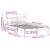 Cadru de pat cu headboard Maro 135 x 190 cm Lemn masiv de pin GartenMobel Dekor