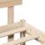 Cadru de pat cu headboard Maro 135 x 190 cm Lemn masiv de pin GartenMobel Dekor