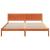Cadru de pat Maro 200 x 200 cm Lemn masiv de pin GartenMobel Dekor