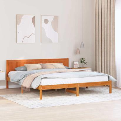 Cadru de pat Maro 180 x 200 cm Lemn masiv de pin GartenMobel Dekor