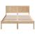 Cadru de pat Maro 140 x 190 cm Lemn masiv de pin GartenMobel Dekor