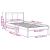 Cadru de pat Alb 100 x 200 cm Lemn masiv de pin GartenMobel Dekor
