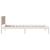 Cadru de pat Alb 100 x 200 cm Lemn masiv de pin GartenMobel Dekor