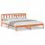 Cadru de pat Maro ceruit 200 x 200 cm Lemn masiv de pin GartenMobel Dekor