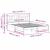 Cadru de pat cu headboard Maro 160 x 200 cm Lemn masiv de pin GartenMobel Dekor
