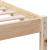Cadru de pat cu headboard Maro 140 x 200 cm Lemn masiv de pin GartenMobel Dekor