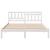Cadru de pat cu headboard Alb 140 x 200 cm Lemn masiv de pin GartenMobel Dekor