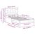 Cadru de pat cu headboard Alb 80 x 200 cm Lemn masiv de pin GartenMobel Dekor