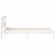 Cadru de pat cu headboard Alb 90 x 200 cm Lemn masiv de pin GartenMobel Dekor