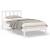 Cadru de pat cu headboard Maro 100 x 200 cm Lemn masiv de pin GartenMobel Dekor