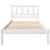 Cadru de pat cu headboard Maro 100 x 200 cm Lemn masiv de pin GartenMobel Dekor