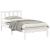Cadru de pat cu headboard Maro 100 x 200 cm Lemn masiv de pin GartenMobel Dekor