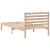 Cadru de pat cu headboard Maro 80 x 200 cm Lemn masiv de pin GartenMobel Dekor