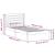 Cadru de pat cu headboard Maro 90 x 190 cm Lemn masiv de pin GartenMobel Dekor