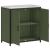 Dulap de depozitare pentru bucătărie cu raft Verde oliv Oţel GartenMobel Dekor
