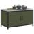 Dulap de depozitare pentru bucătărie cu raft Verde oliv Oţel GartenMobel Dekor