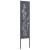 Ecran de intimitate pentru grădină Floral Antracit 32 x 140 cm GartenMobel Dekor