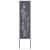 Ecran de intimitate pentru grădină Floral Antracit 32 x 140 cm GartenMobel Dekor