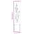 Ecran de intimitate pentru grădină Floral Antracit 32 x 140 cm GartenMobel Dekor