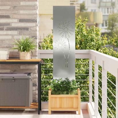 Ecran de intimitate pentru grădină Argintiu 32 x 140 cm GartenMobel Dekor