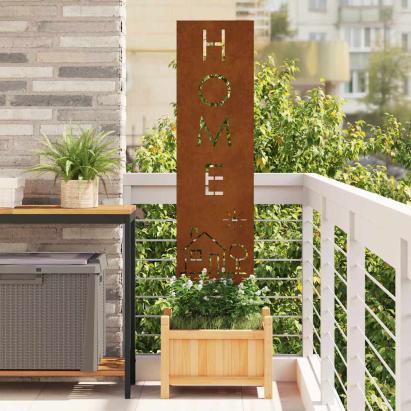 Ecran de intimitate pentru grădină Traforaj Ruginit 32 x 140 cm GartenMobel Dekor