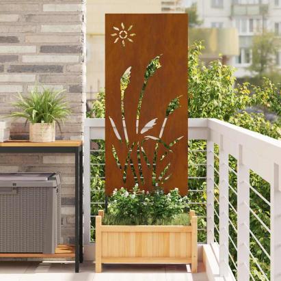 Ecran de intimitate pentru grădină Traforaj Ruginit 50 x 140 cm GartenMobel Dekor