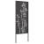 Ecran de intimitate pentru grădină Floral Negru 50 x 140 cm GartenMobel Dekor