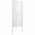 Ecran de intimitate pentru grădină Floral Alb 50 x 140 cm GartenMobel Dekor
