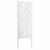 Ecran de intimitate pentru grădină Floral Alb 50 x 140 cm GartenMobel Dekor