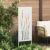 Ecran de intimitate pentru grădină Floral Alb 50 x 140 cm GartenMobel Dekor