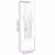 Ecran de intimitate pentru grădină Floral Alb 50 x 140 cm GartenMobel Dekor