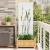 Ecran de intimitate pentru grădină Floral Alb 50 x 140 cm GartenMobel Dekor