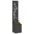 Ecran de intimitate pentru grădină Floral Negru 32 x 140 cm GartenMobel Dekor