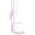 Ecran de intimitate pentru grădină Floral Alb 32 x 140 cm GartenMobel Dekor