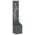 Ecran de intimitate pentru grădină Floral Antracit 32 x 140 cm GartenMobel Dekor