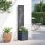 Ecran de intimitate pentru grădină Floral Antracit 32 x 140 cm GartenMobel Dekor