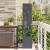 Ecran de intimitate pentru grădină Floral Antracit 32 x 140 cm GartenMobel Dekor