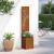 Ecran de intimitate pentru grădină Floral Ruginit 32 x 140 cm GartenMobel Dekor