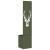 Ecran de intimitate pentru grădină Olivengrønn 32 x 140 cm GartenMobel Dekor