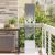 Ecran de intimitate pentru grădină Argintiu 32 x 140 cm GartenMobel Dekor