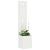 Ecran de intimitate pentru grădină Traforaj Alb 32 x 140 cm GartenMobel Dekor