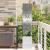 Ecran de intimitate pentru grădină Argintiu 32 x 140 cm GartenMobel Dekor