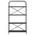 Raft pentru cărți Stejar negru 80 x 30 x 146 cm Lemn compozit GartenMobel Dekor